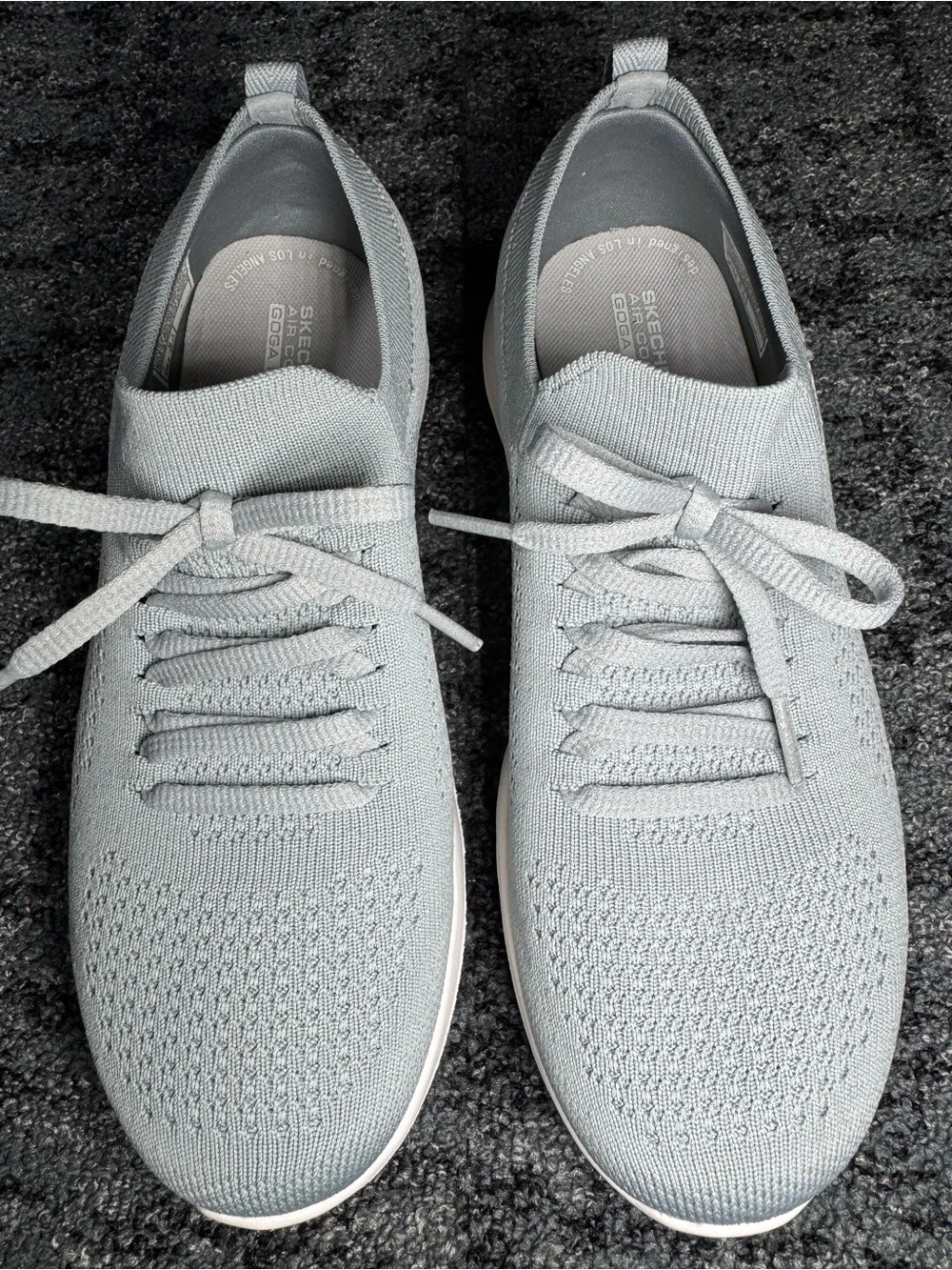 Skechers Performance Women's Go Walk Joy Faux Tie Slip-On Sneaker Shoes Size 7.5
